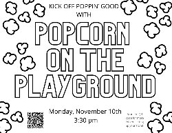 Popcorn Playground English Flyer